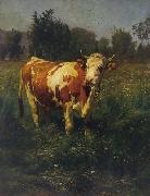 Rudolf Koller Kuh oil painting on canvas